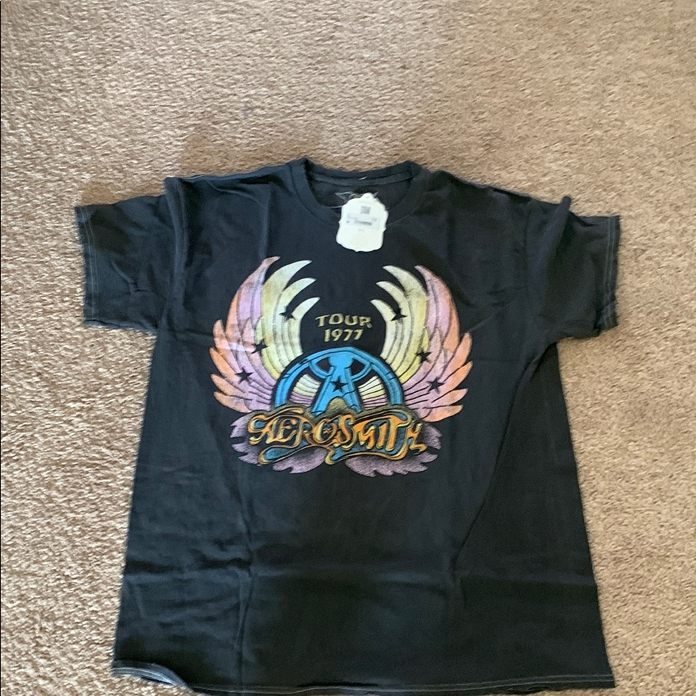 XS/S Black Graphic T-Shirt